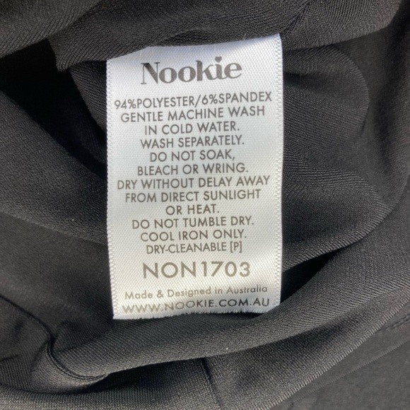 Revolve Nookie Cleo Long Sleeve Midi Dress NWT | Black  | Size S - Picture 6 of 6